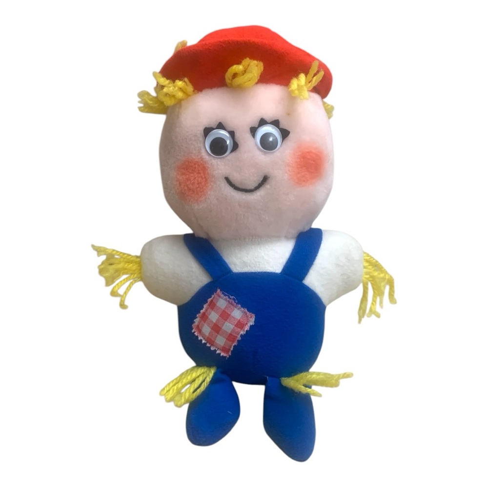 VTG 1983 Del Monte Shoo Shoo Scarecrow A Country Yumkin Plush Doll Toy